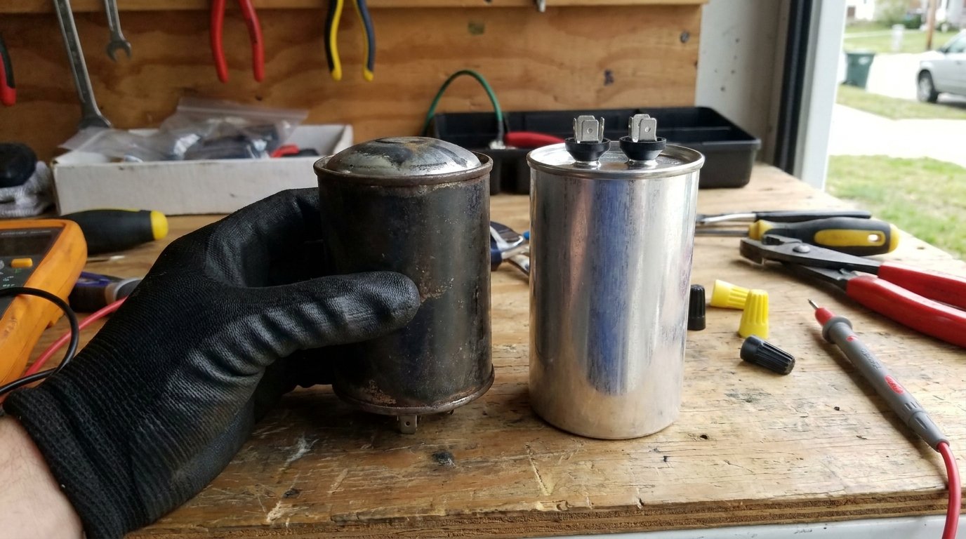 AC capacitor replacement cost in the High Desert: dual run capacitor