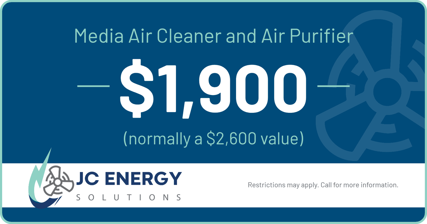 Media Air Cleaner & Air Purifier - $1,900 (normally $2,600)