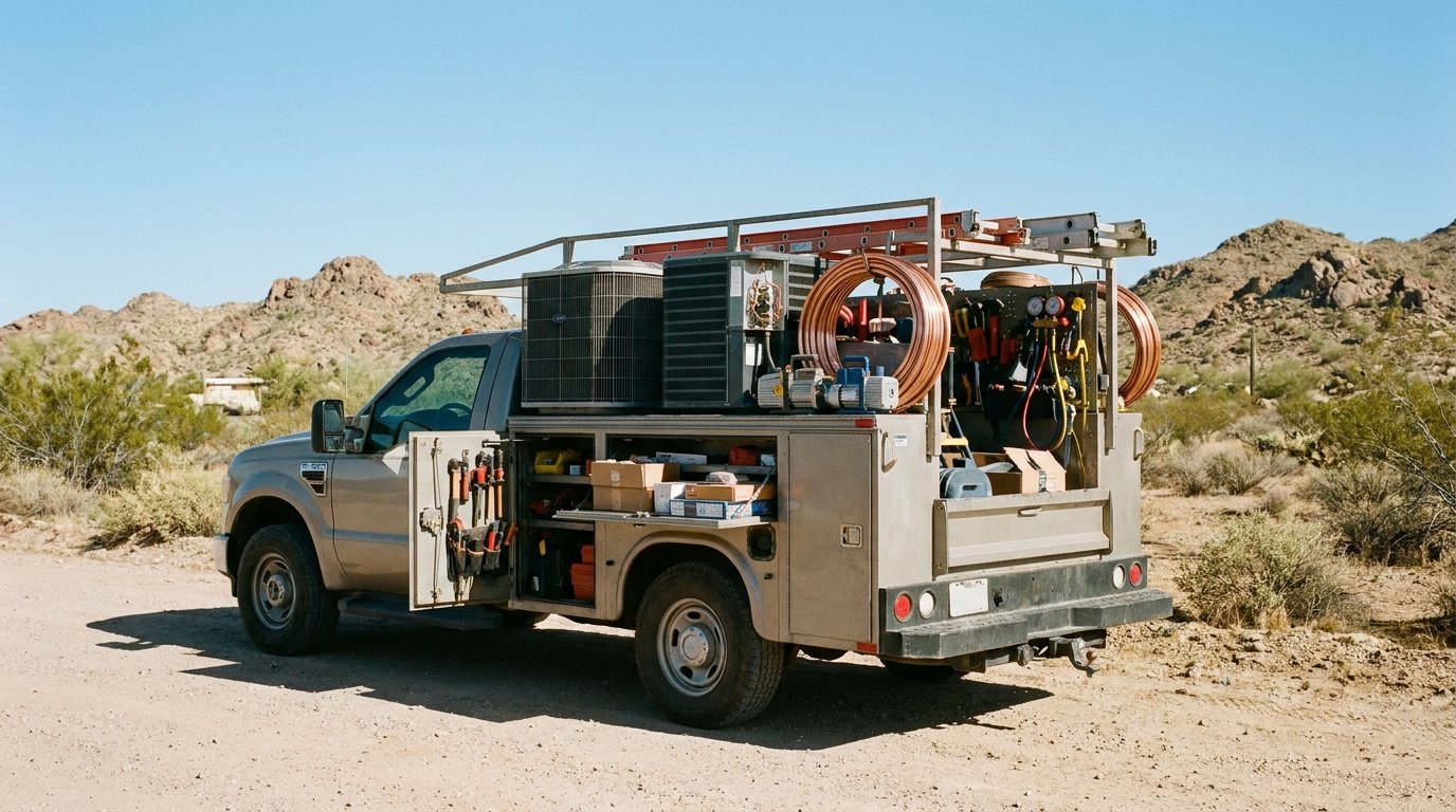JC Energy Solutions service area in the High Desert